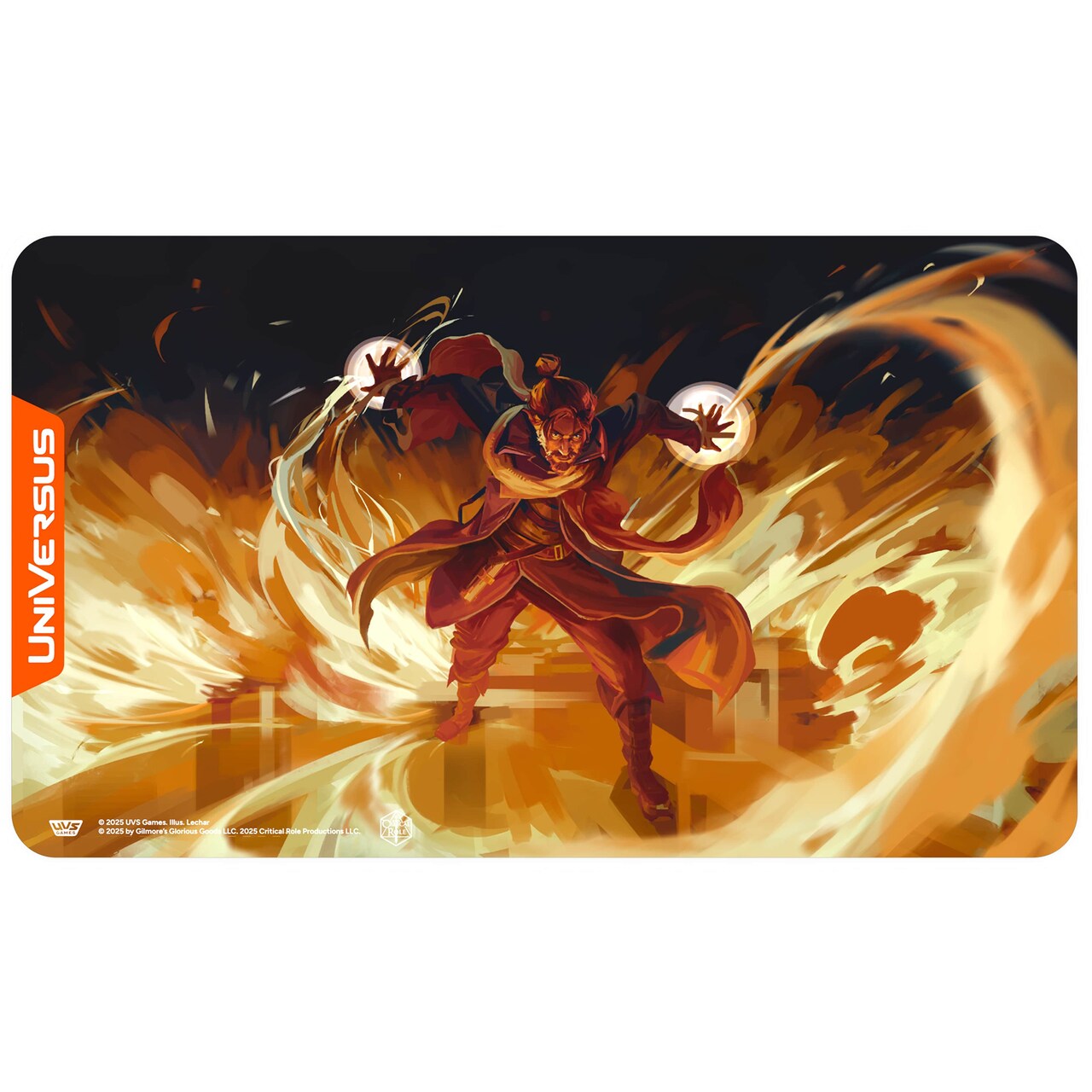 UniVersus: Critical Role: Heroes of Exandria Caleb Widogast Playmat - 24 x 14" Neoprene Mat, Tabletop Card Game Accessory, UVS Games, Licensed